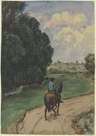 Am Waldrand von Hans Thoma