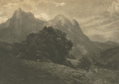 Camera Work: Berglandschaft von Hans Watzek