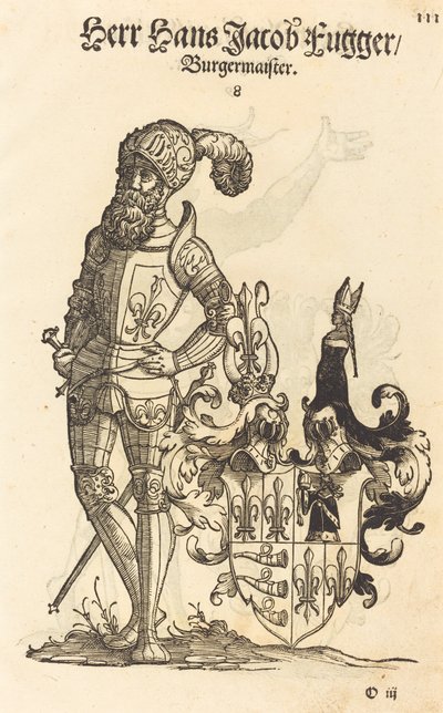 Seite aus Geschlechter Buch - Augsburg von Hans Weiditz, II