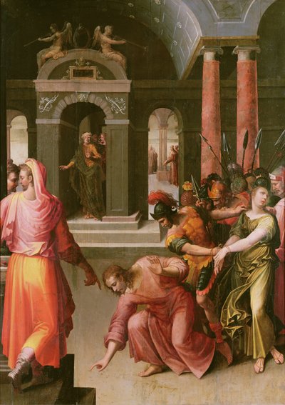 Die Ehebrecherin von Hans or Jan Vredeman de Vries