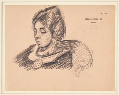 Die Schwester des Künstlers, Anna Giersing von Harald Giersing