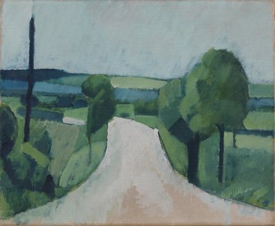 Straße bei Faaborg auf Fünen von Harald Giersing