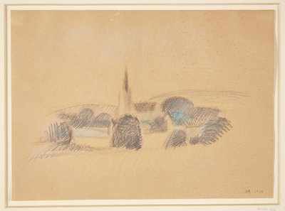 Blick auf die Svanninge Kirche von Harald Giersing