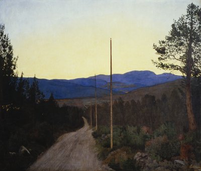 Landkopf, Landevei von Harald Oscar Sohlberg