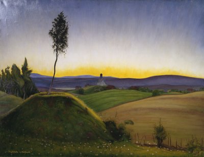 Historische Landschaft von Harald Oscar Sohlberg