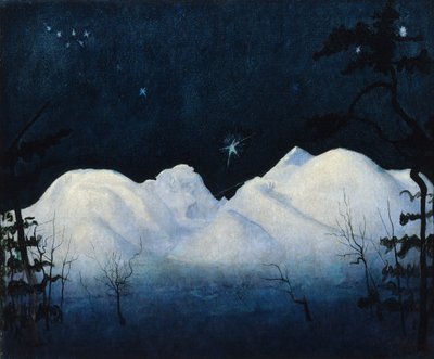 Winternächte in den Bergen von Harald Oscar Sohlberg