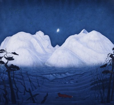 Winternächte in den Bergen von Harald Oscar Sohlberg