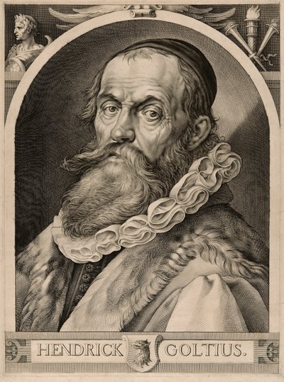 Porträt von Hendrick Goltzius von Harmen Jansz. Muller