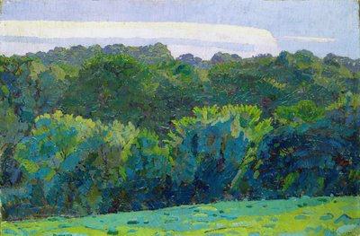 Landschaft, Somerset, 1917 von Harold Gilman