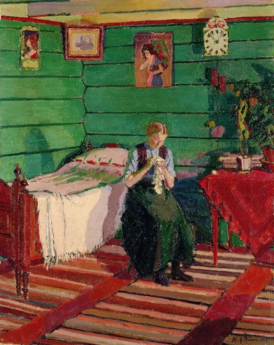 Norwegisches Interieur, 1913 von Harold Gilman