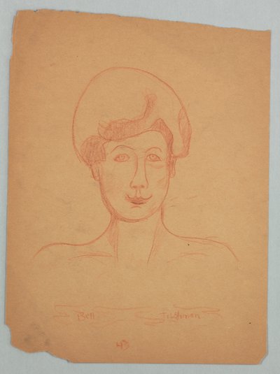 Studie für Porträt, Bell Tilghman von Harriet Blackstone