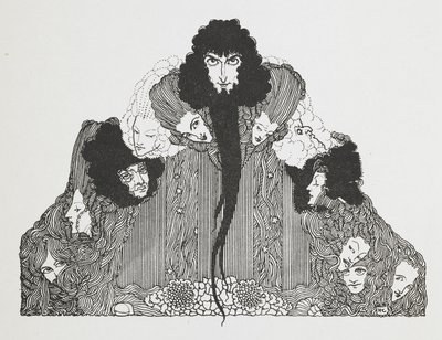 Illustration von Blaubart. von Harry Clarke