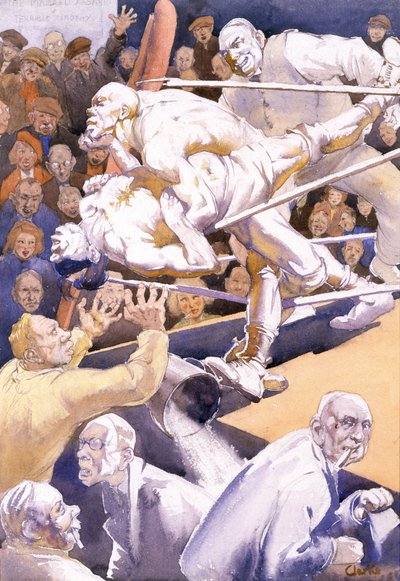 Der Ringkampf von Harry Clarke