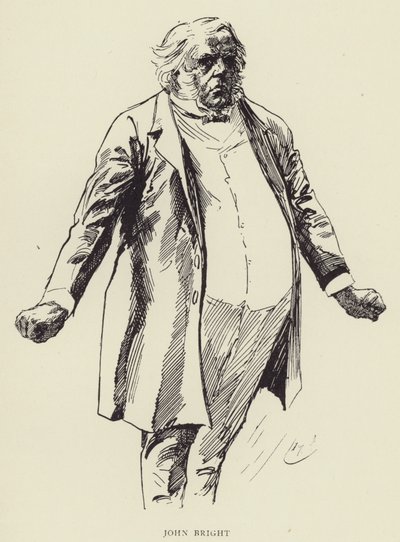 John Bright von Harry Furniss