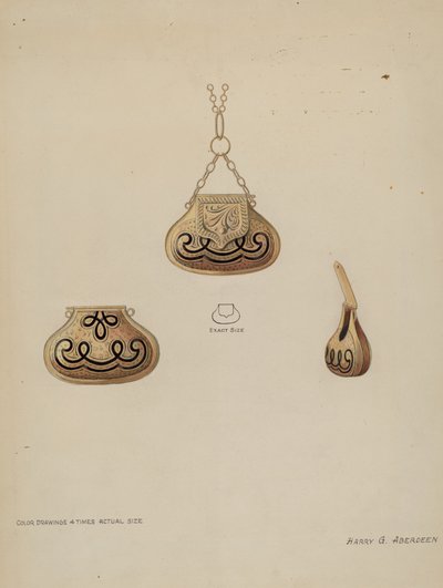 Parfüm-Medaillon von Harry G. Aberdeen