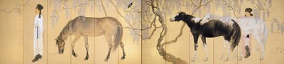 Besuch bei einem Einsiedler, 1930 von Hashimoto Kansetsu