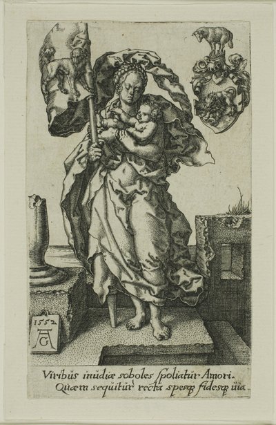 Mitgefühl, aus den Tugenden von Heinrich Aldegrever
