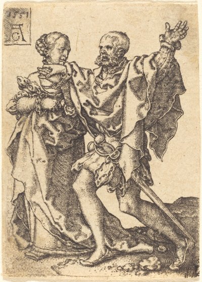 Tanzendes Paar von Heinrich Aldegrever