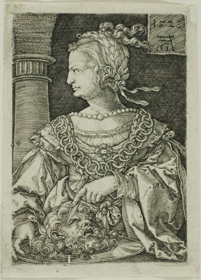 Judith mit dem Kopf des Holofernes von Heinrich Aldegrever