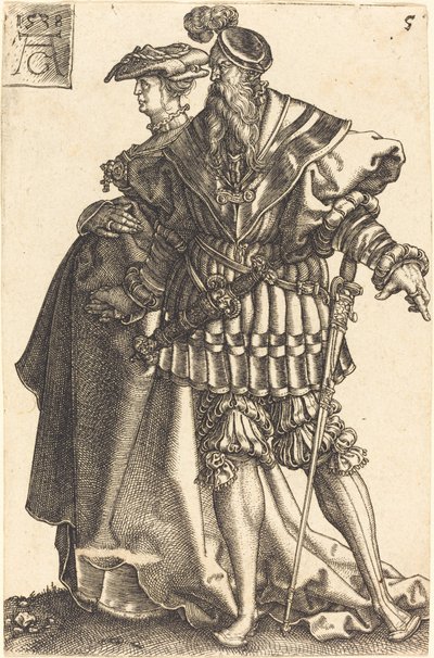 Große Hochzeitstänzer von Heinrich Aldegrever