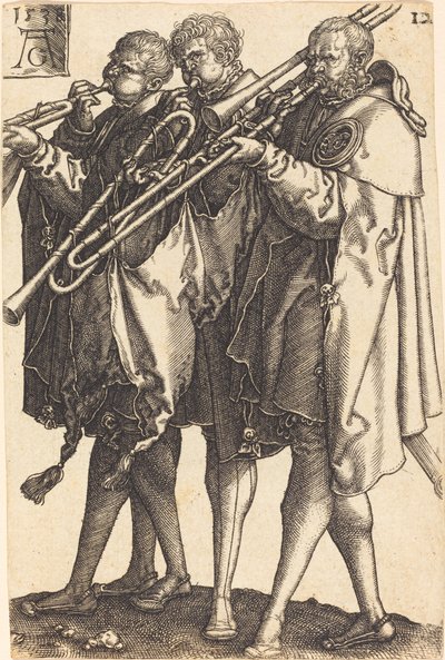 Große Hochzeitstänzer, 1538 von Heinrich Aldegrever