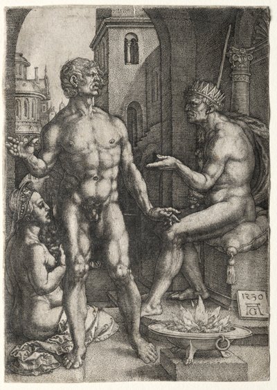 Mucius Saevola von Heinrich Aldegrever