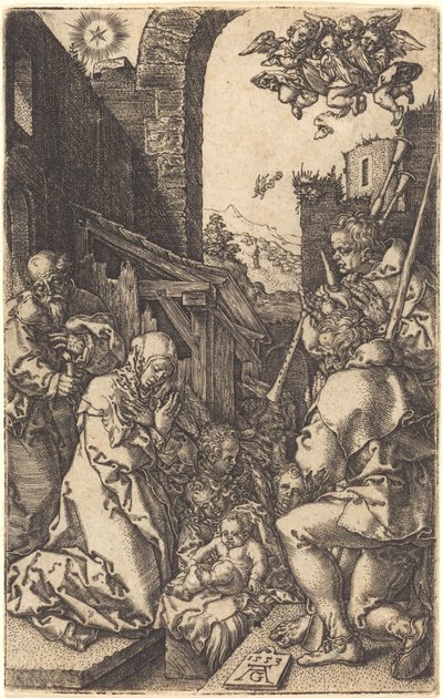 Die Geburt Christi von Heinrich Aldegrever