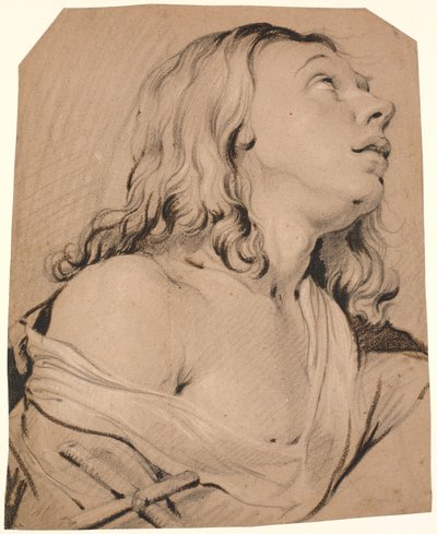 Die reuige Magdalena, Brustbild nach rechts von Heinrich Dittmers