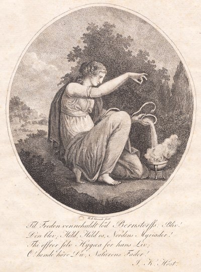 Hygieia opfert für Bernstorffs Gesundheit von Heinrich Grosch