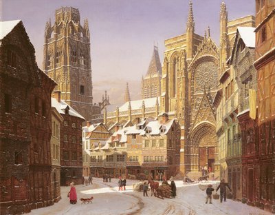 Niederländische Kathedralenstadt von Heinrich Hansen