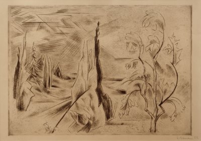 Große Parklandschaft von Heinrich Nauen