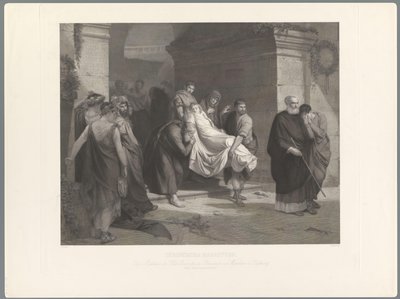 Christliche Märtyrer werden weggetragen von Heinrich Nuesser