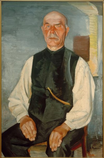 Alter Bauer (Johann Rohwedder) von Heinrich Stegemann