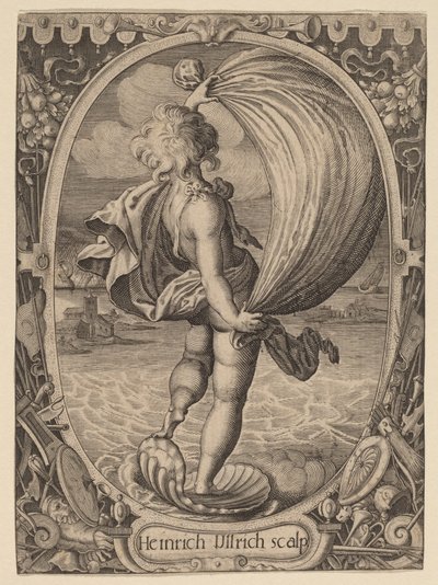 Aiolos, Personifikation des Windes von Heinrich Ulrich