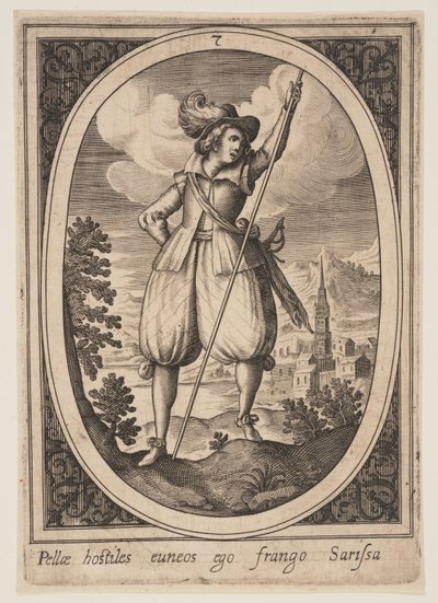 Tafel 7 aus Militärfiguren von Heinrich Ulrich