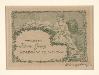 Exlibris von Heinrich Vogeler
