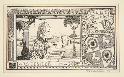 Exlibris von Heinrich Vogeler