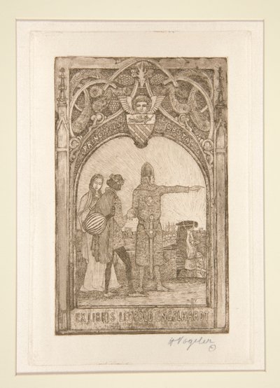 Exlibris von Heinrich Vogeler