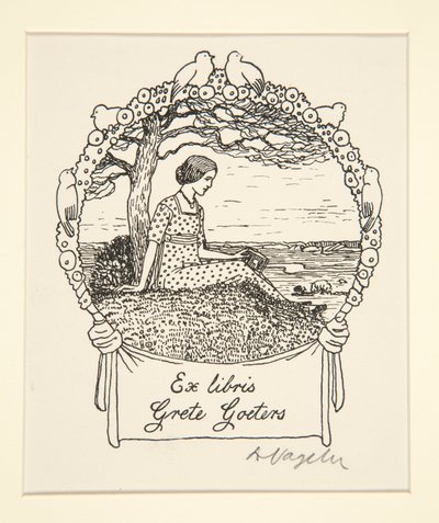 Exlibris von Heinrich Vogeler