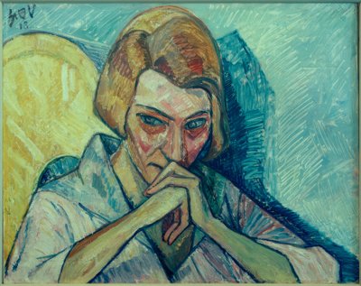 Porträt Ilse Hahn-Stoermer von Heinrich Vogeler