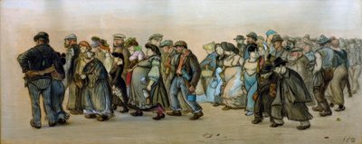 Der Spandauer Arbeiterzug von Heinrich Zille