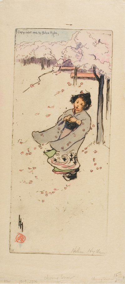 Kirschblütenschnee von Helen Hyde