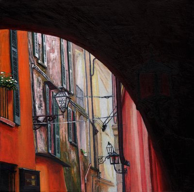 Menaggio Laternen, 2012 von Helen White