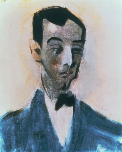Porträt von Mans Schjerfbeck von Helene Schjerfbeck