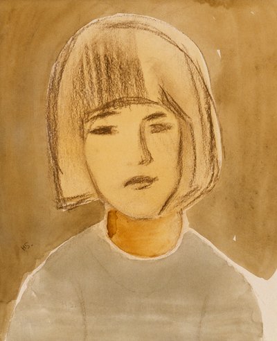 Porträt eines Mädchens von Helene Schjerfbeck