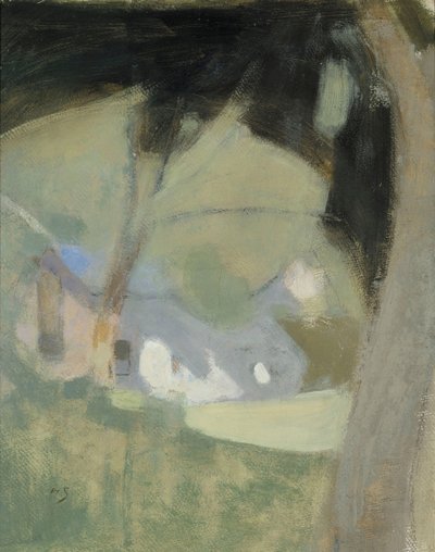 Die alte Brauerei Komposition, 1918 von Helene Schjerfbeck
