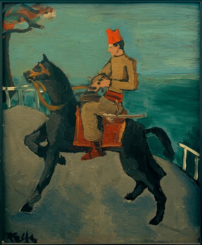 Spahi zu Pferd V von Helmut Kolle