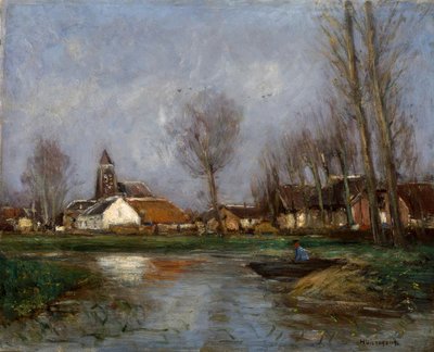 Herbststimmung am Altwasser von Helmuth Liesegang