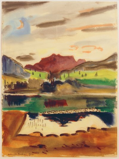 Landschaft von Helmuth Macke