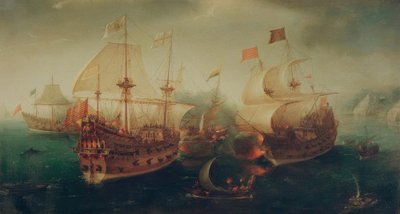 Seeschlacht von Hendrick Cornelisz. Vroom